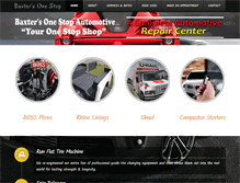 Tablet Screenshot of baxtersonestop.com